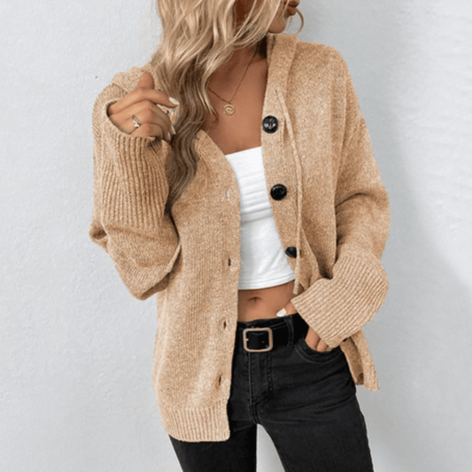 Brittan | Cardigan met knopen