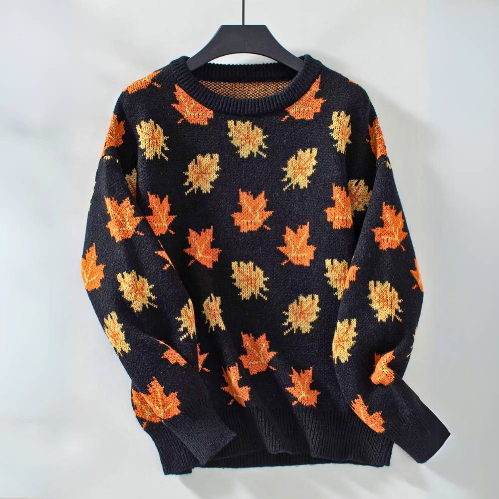 Autumn-Leaf-Strickpullover
