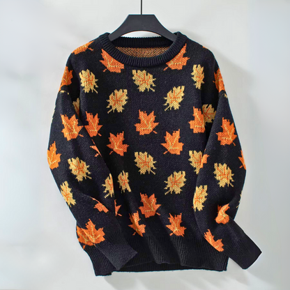 Autumn-Leaf-Strickpullover