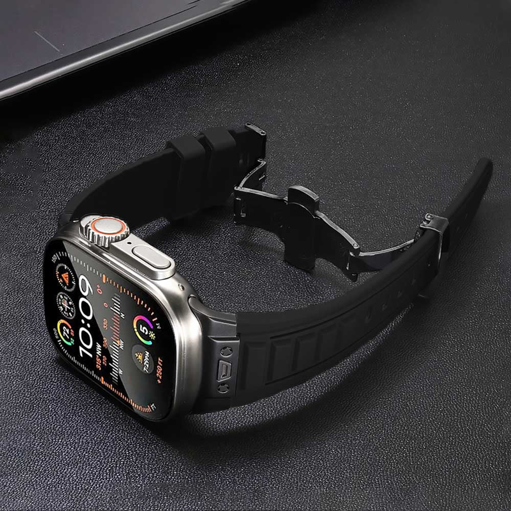 Pathfinder siliconen Apple Watch-bandje