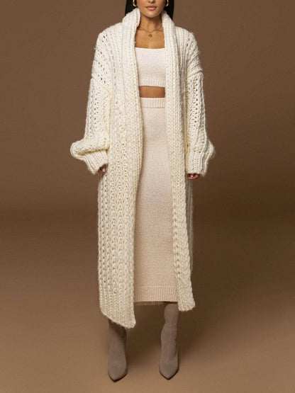 Ivoor Hold Me Close vest met sjaalkraag