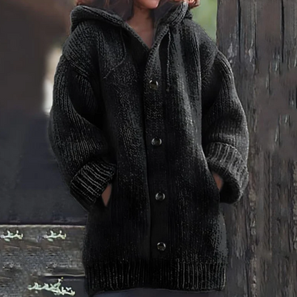 Eden – Gestrickter Cardigan-Mantel