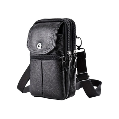 Robert – Kompakte Ledertasche für Reisen und den täglichen Gebrauch