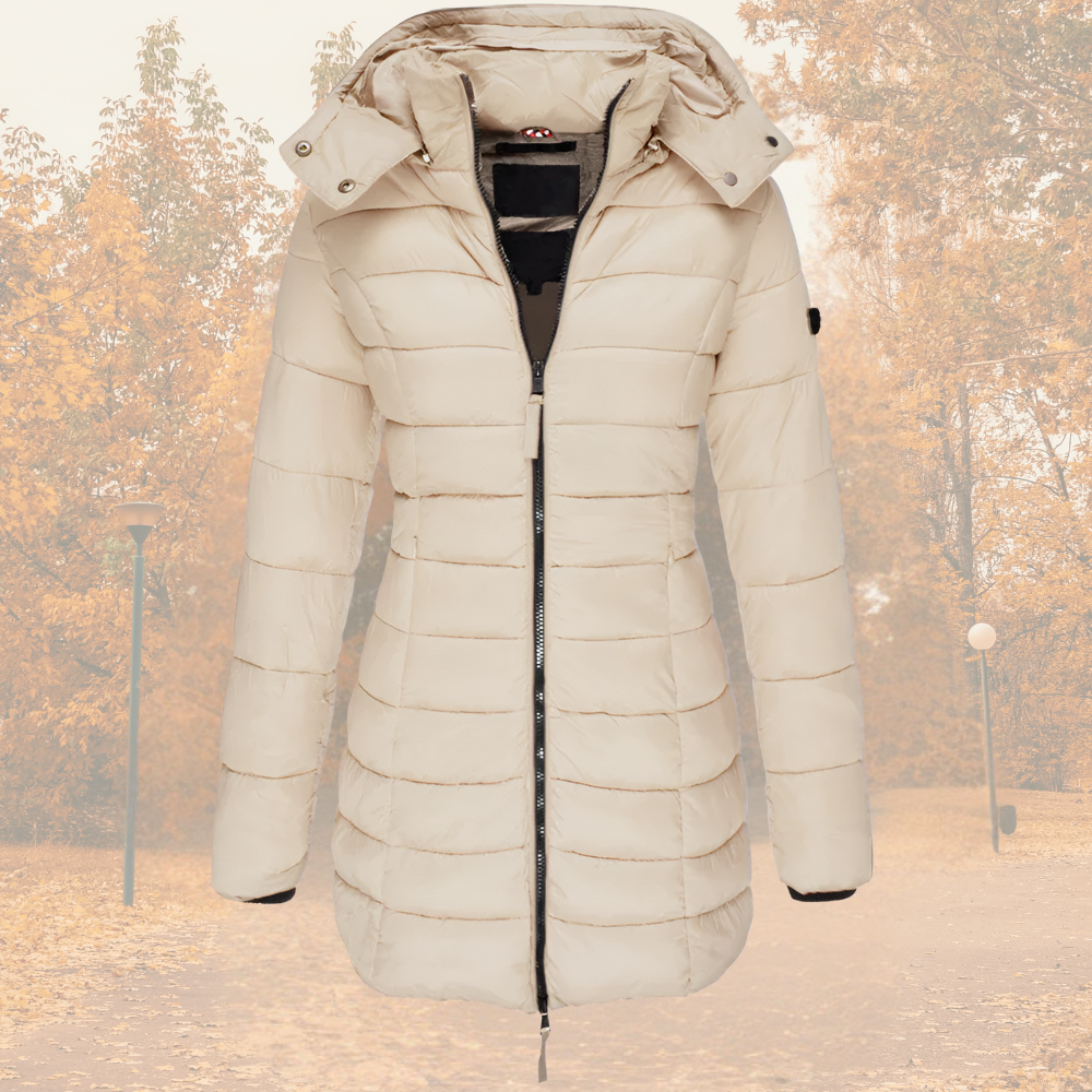 Camille | Elegante parka met warme voering