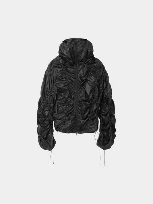 CampBox – Herren Leichte Kapuzenjacke mit Knitter-Optik