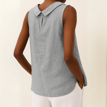DAJA MOUWLOZE LINNEN BLOUSE