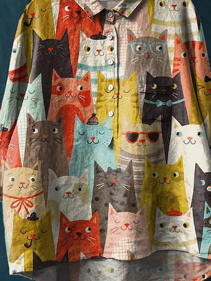 Sheila | Katzenkunst-Shirt