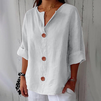 Sarah | Casual Blouse met Textuur
