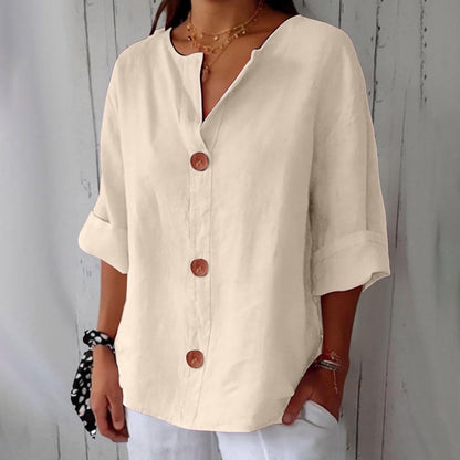 Sarah | Casual Blouse met Textuur