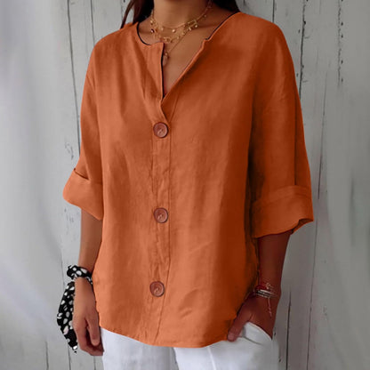 Sarah | Casual Blouse met Textuur