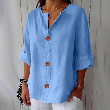 Sarah | Casual Blouse met Textuur
