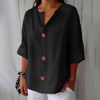 Sarah | Casual Blouse met Textuur