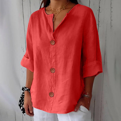 Sarah | Casual Blouse met Textuur