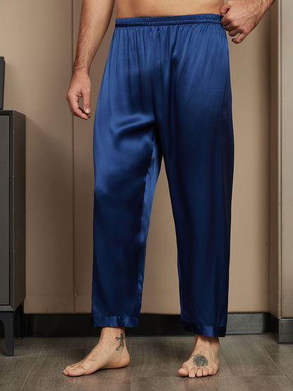 Pure Soie Détendu Pyjama Pantalon