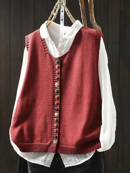 Ditte | Stijlvol casual gebreid vest