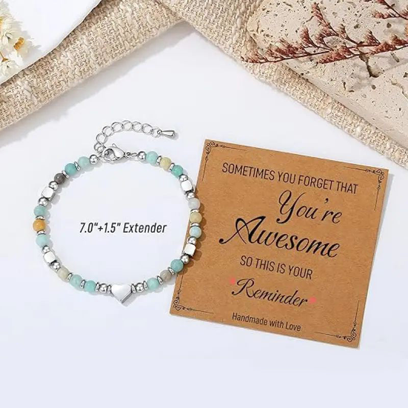 Boheemse Armband met Hartjeskralen