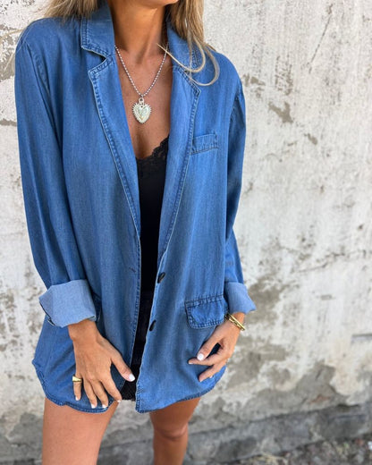 Iseult – Lässiger Denim-Blazer