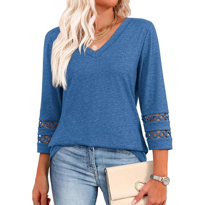 Senna™ –  Chic Casual V-Neck Summer Top
