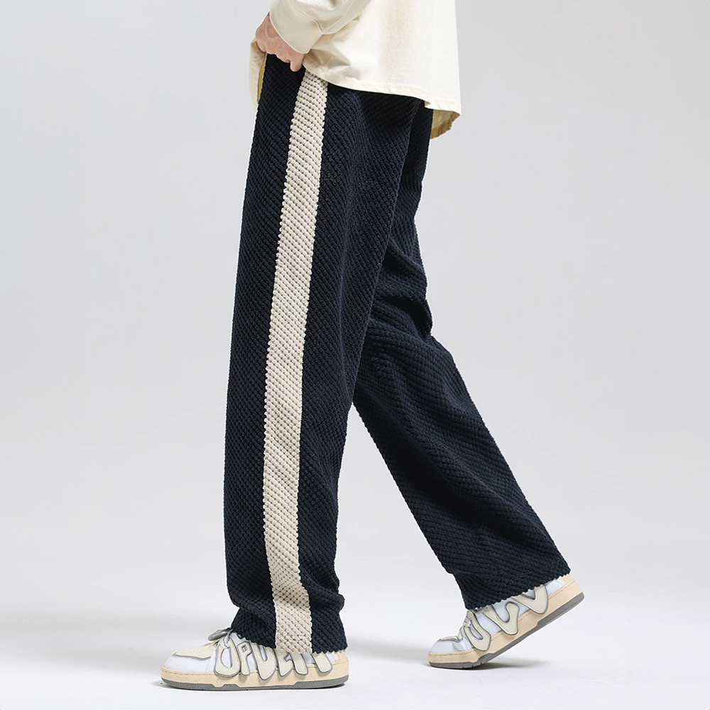 Cord-Jogginghose mit Waffelmuster