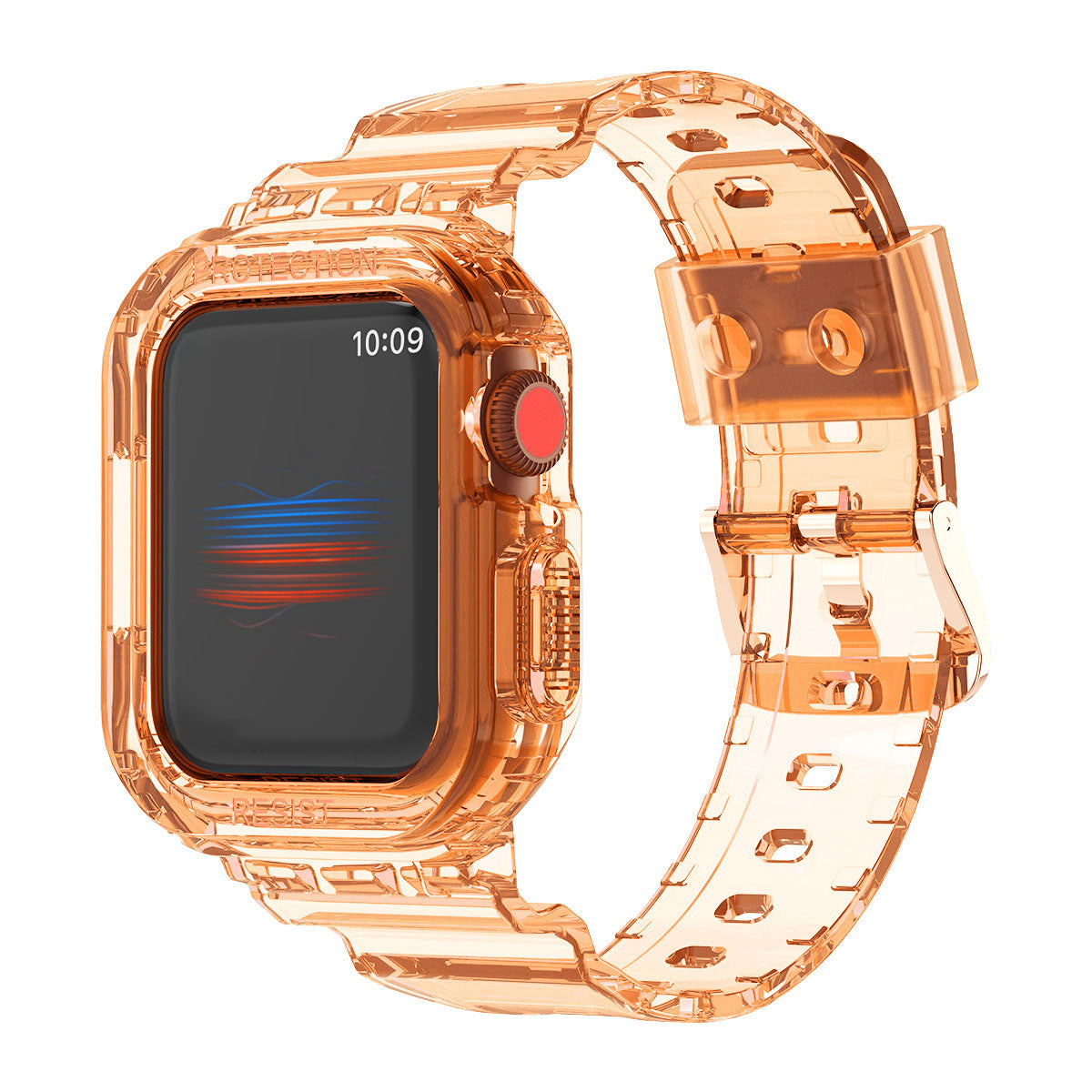 Luxe transparante band voor Apple Watch serie 41/45/49 mm