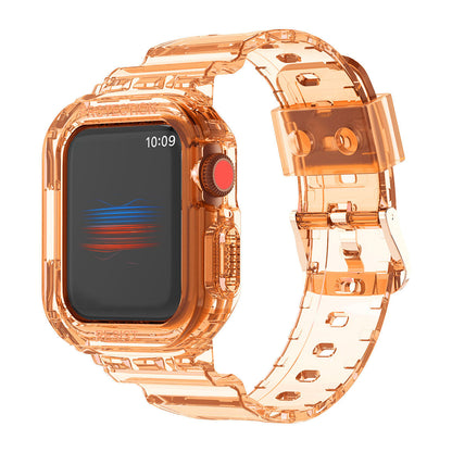 Luxe transparante band voor Apple Watch serie 41/45/49 mm