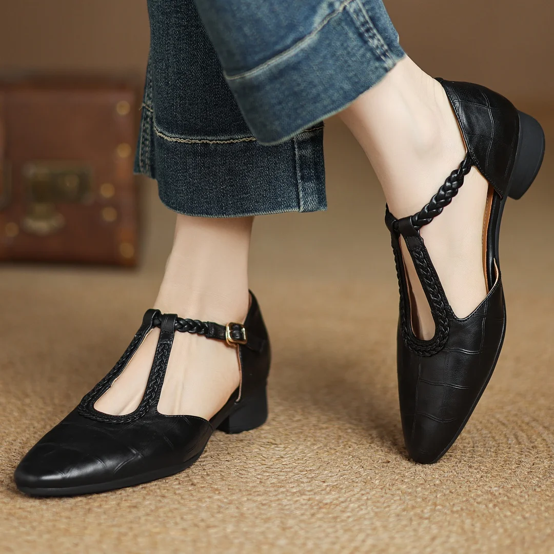 Solenza™| Veronica Leren Sandalen