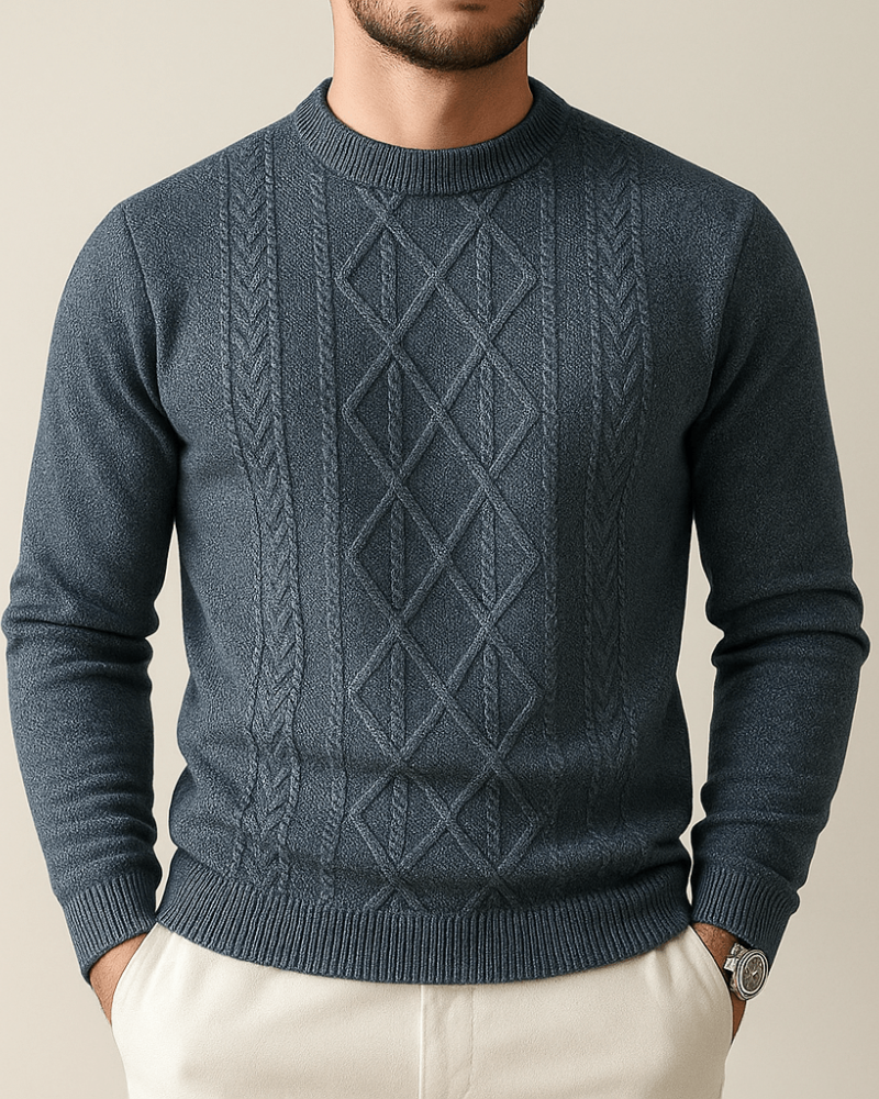 Diamant-Strickpullover