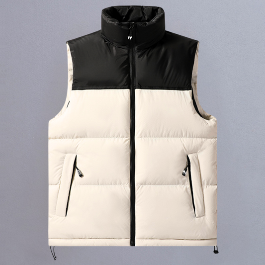Moore Ärmellose Steppjacke