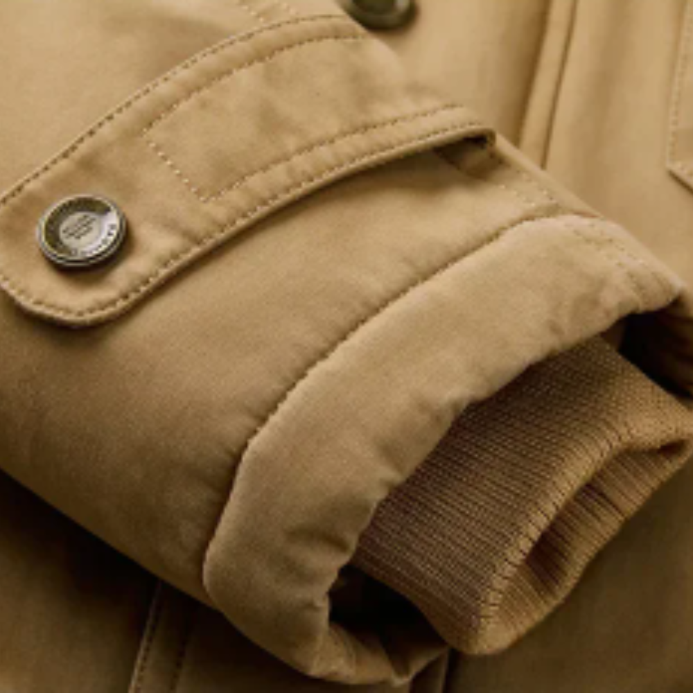 Elegante gewatteerde bomberjack
