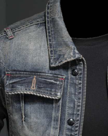 Premium-Denim-Jacke
