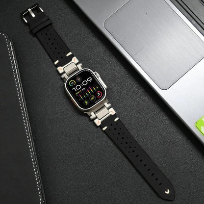 TitaniumTouch Leder Apple Watch Armband
