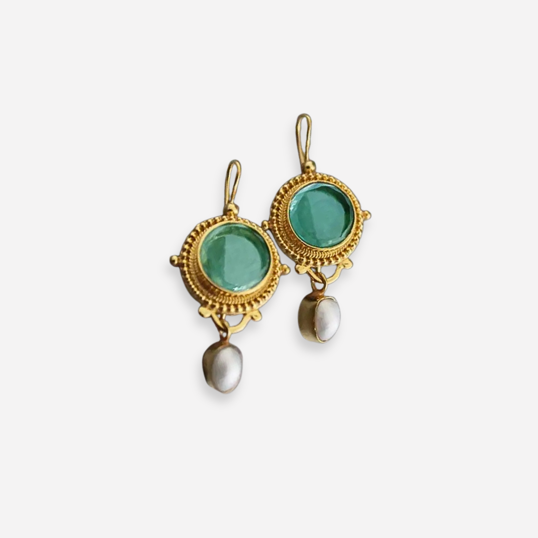 Véline™ | Vintage-Ohrringe mit Perle