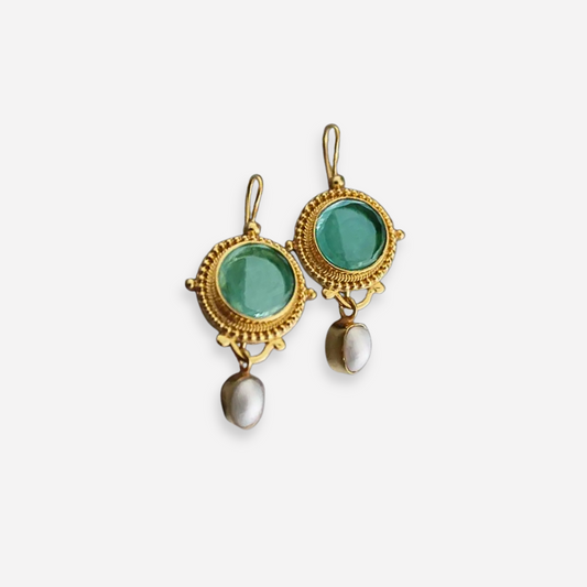 Véline™ | Vintage-Ohrringe mit Perle