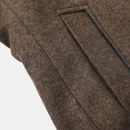 Jonathan™ | Dikke wollen trenchcoat