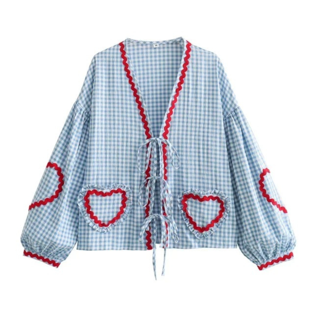GRACIE Herzbluse