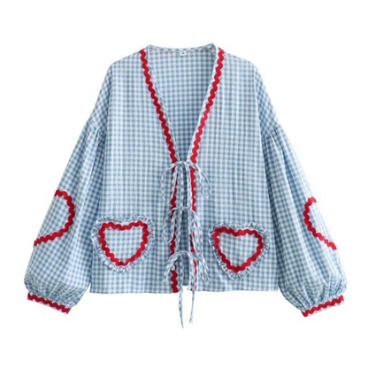 GRACIE Herzbluse