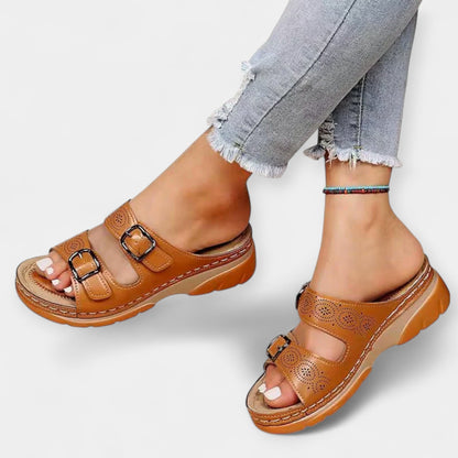 Sandalen met pijnvrije ondersteuning