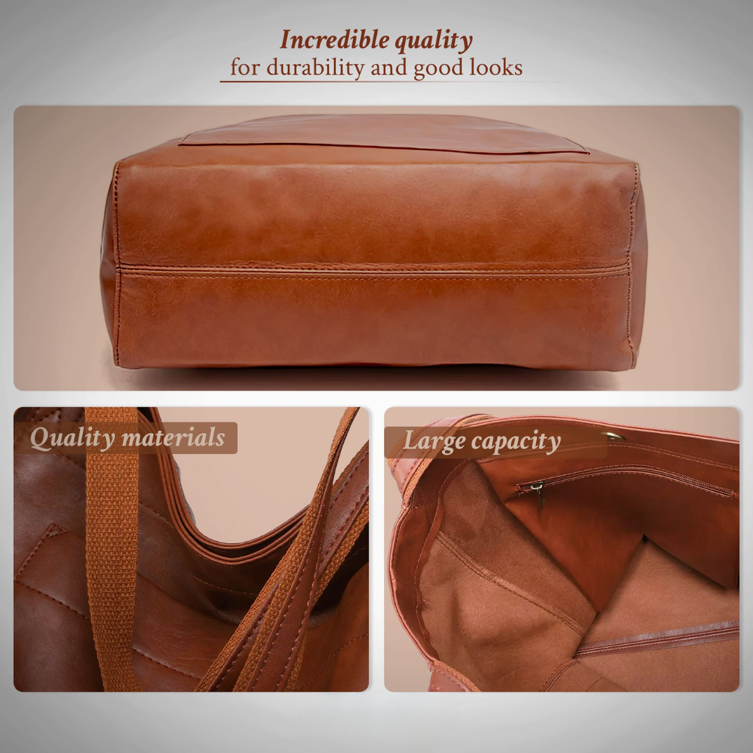 Lorena’s Modern Chic | Stijlvolle leren handtas