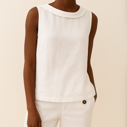 DAJA MOUWLOZE LINNEN BLOUSE