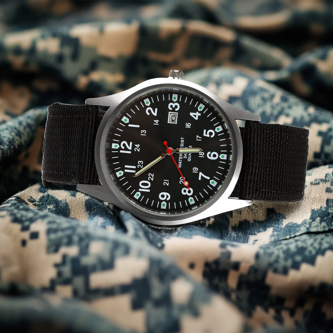 Casual horloge met band™ - Militaire-geïnspireerd horloge voor elke dag