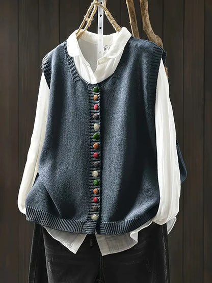Ditte | Stijlvol casual gebreid vest