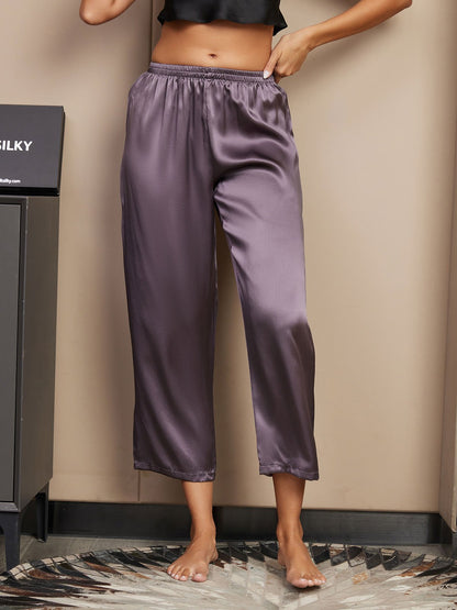 Pantalons De Nuit Pour Femmes Pure Soie Classique
