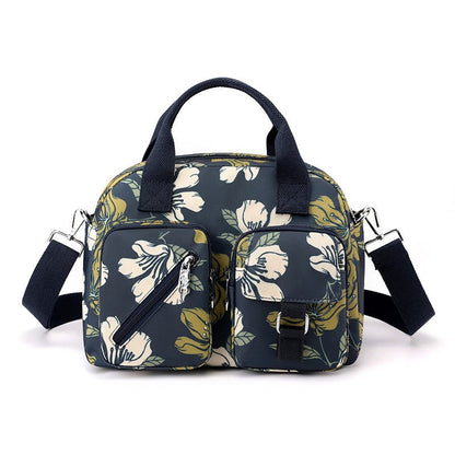 Sac à bandoulière pour femmes à poches multiples imprimé floral - Elora
