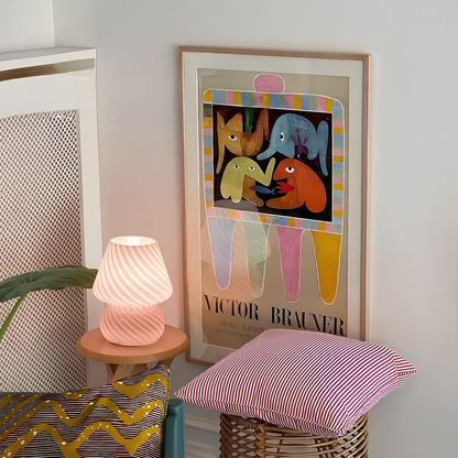 Verra™ Handgeblazen glazen lamp