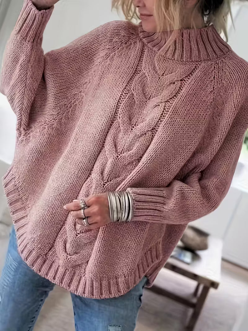 Yara – Grobstrick-Turtleneck-Pullover