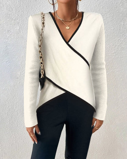 Savina™ - Elegante V-hals Top