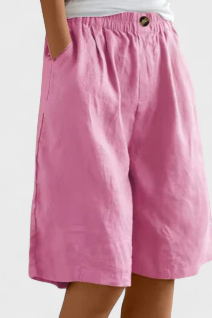 Elegante korte broek - Roze