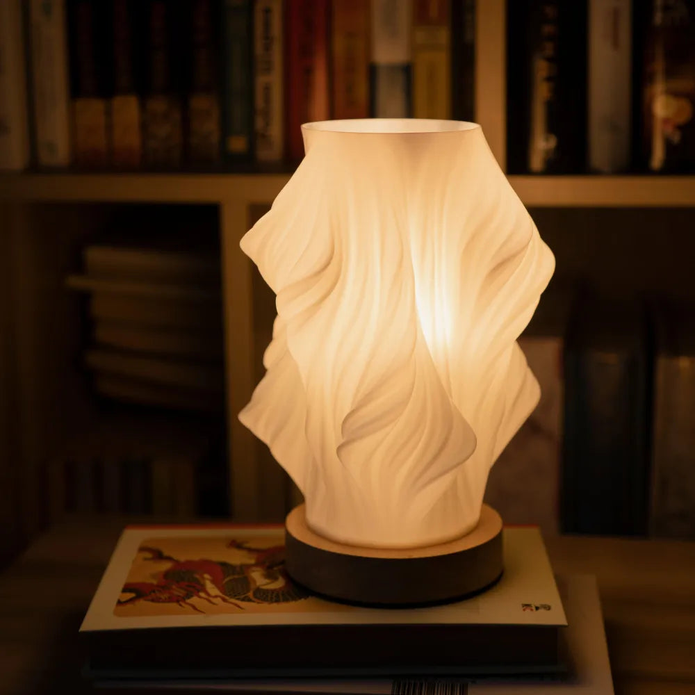 Serene wavecrest lamp
