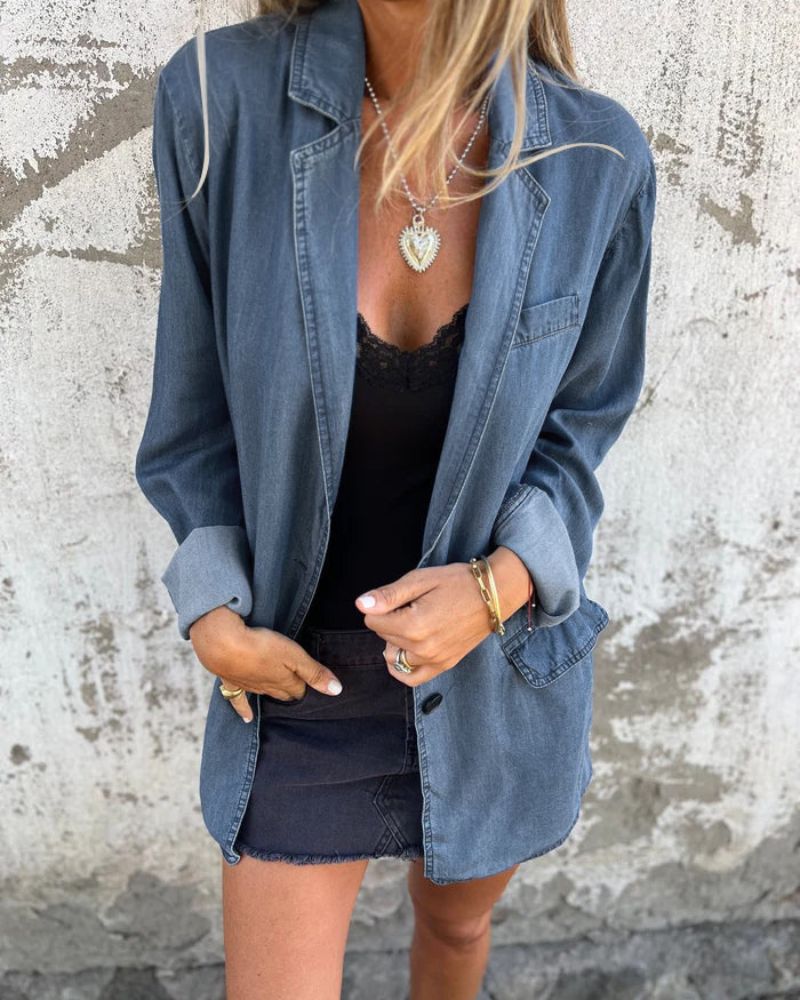 Iseult – Lässiger Denim-Blazer