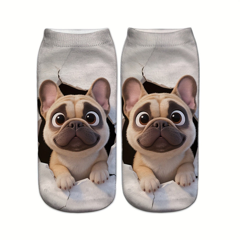 Casual Sokken Met Dierenprint